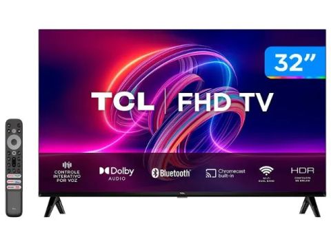 Smart TV 32? Full HD LED TCL 32S5400A Android( produto novo lacrado e com garantia)