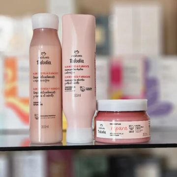 kit natura tododia para cabelos reparação 3 itens lacrado originais