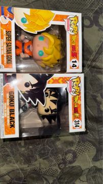 Funko Pop! Dragon Ball Z - Super Saiyan Goku e Goku Black