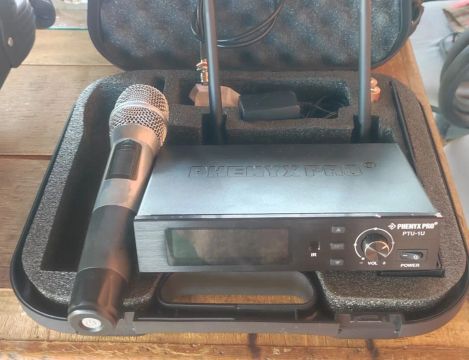 Microfone Sem Fio Phenyx Pro PTU-1U