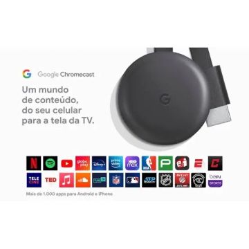 Chromecast 3Geração (ORIGINAL)