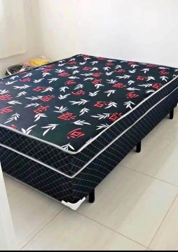 ENTREGO HOJE COM FRETE GRÁTIS!! CAMA CASAL CONJUGADA 14CM SUPER CONFORTÁVEL
