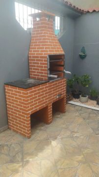 Churrasqueira com bancada 
