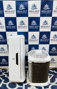 Ar condicionado de 9 btus / incluso instalação/ garantia/ entrega pouco tem de uso 