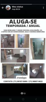 ALUGUEL CASA AREMBEPE 