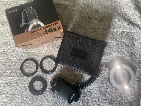 Flash Macro Ring Lite YN-14ex Yongnuo para Canon