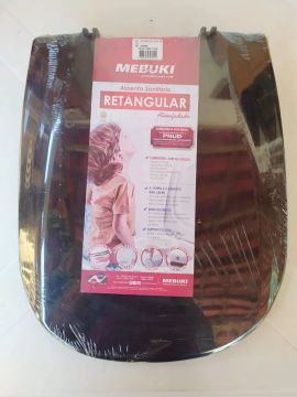 Assento Sanitário Retangular Almofadado Mebuki