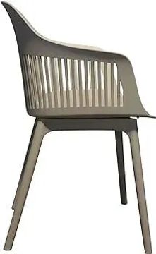 Cadeira de Plástico Cinza - Moderna e Resistente