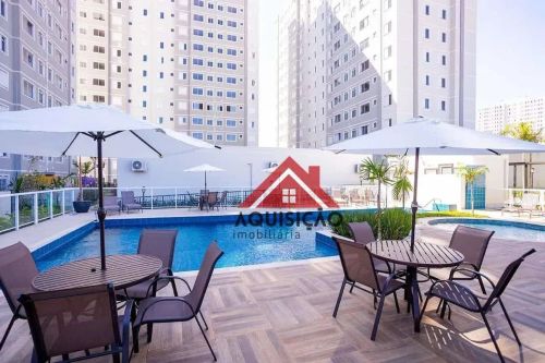 Apartamento com 2 dormitórios para alugar, 47 m² por R$ 2.301,00/mês - Parque Industrial -