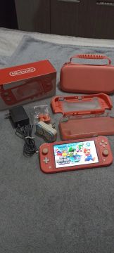 Nitendo Switch Lite com 3 meses de assinatura online e jogo