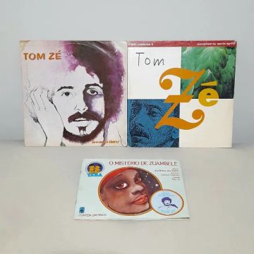 Lote De LPs Do Tom Zé Com Avarias (LEIA ANTES DE COMPRAR) - Se O Caso É Chorar, etc