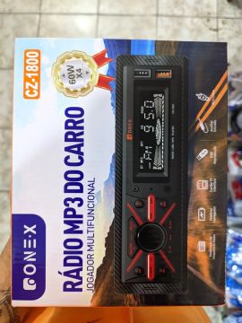 Rádio MP3 do carro CONEX CZ-1800 60W - Novo