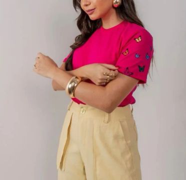 Blusa 100% algodão - NOVO
