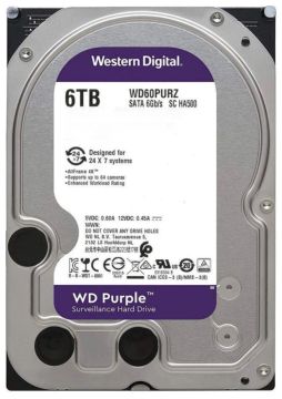 HD Western Digital Purple 6tb novo / nota