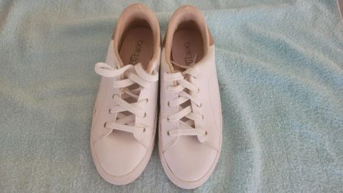 Tênis Feminino Beira Rio 37 Branco e Caramelo em Bom Estado