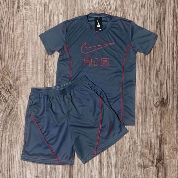Conjunto Nike Air - Camiseta e Shorts - Cinza