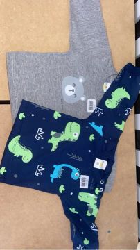 Duas Blusas de Bebê - Dinossauros e Ursinho