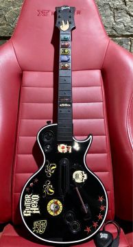 GUITAR HERO! Guitarra Gibson Les Paul Para playstation 3 PS3 com sensor receptor 