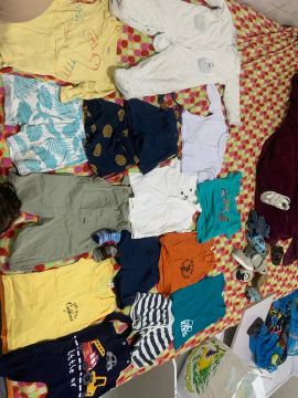 Lote de Roupas Infantis para Menino - Diversos Tamanhos