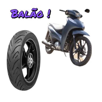 Pneu traseiro de Biz, Pop - Balão sem câmara