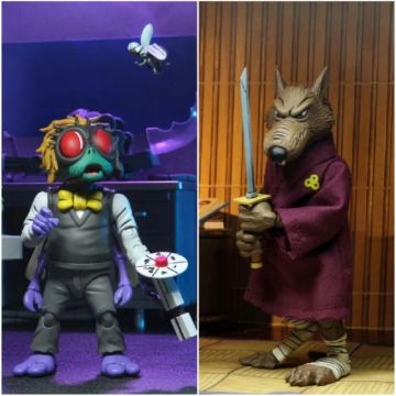 Neca TNMT Splinter Vs. Baxter 