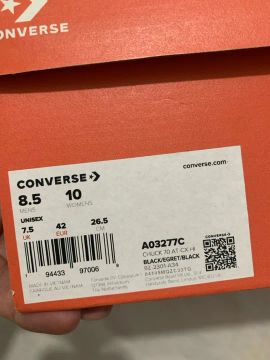 Converse Chuck 70 AT-CX Hi Preto/Branco 