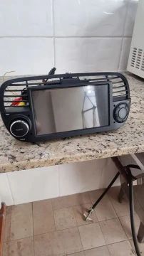 Multimídia para Fiat 500 8GB 64GB AppleCarPlay e Android Auto