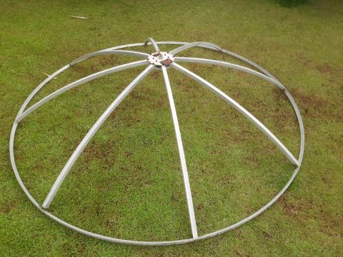 Antena Parabólica 2,40m para Quiosque