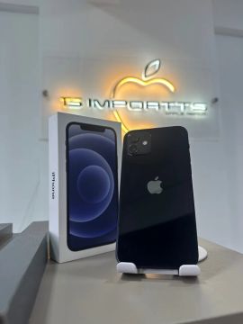 iPhone 12 preto 64 GB original 