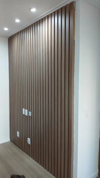 Painel de madeira para decoração de parede