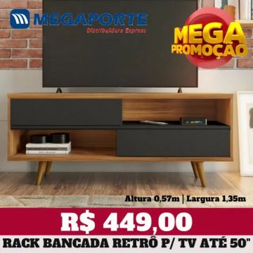 Rack Bancada para TV até 50 Polegadas (NOVO) Entrega Grátis! 