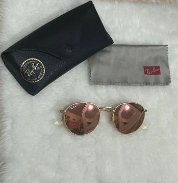 ÓCULOS DE SOL RAY-BAN ROUND ROSÉ