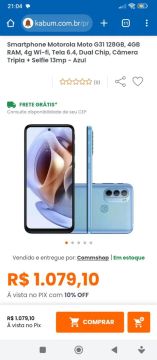MotoG31 todo novo e bom 