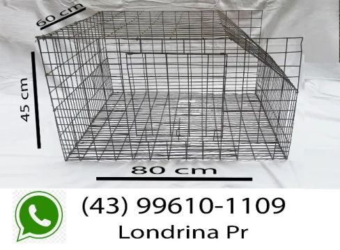 Gaiolas  Coelho chincila hamster Cinza 80 cm x 60 cm x 45 cm