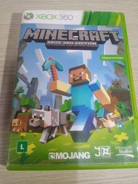 Jogo Minecraft Original Mídia Física Português Xbox 360