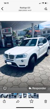 Bmw X3 28i 2013 impecável. 
