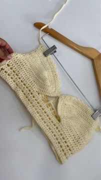 Top Crochê Branco - Unissex