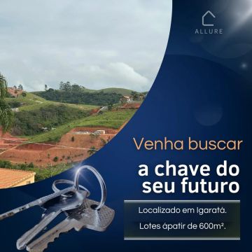 Desperte para o som dos pássaros e o aroma da natureza! Terreno em Igarata, rodeado por ve