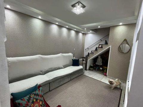 Casa com 3 quartos, Vila Cascatinha, São Vicente - R$ 400 mil, Cod: 138689