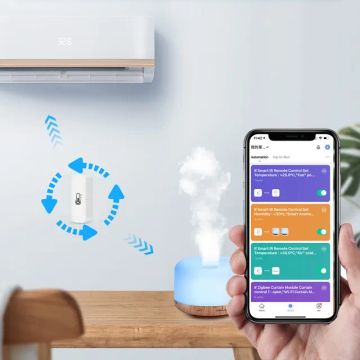 Sensor De Temperatura E Umidade Sem Fio Zigbee Tuya Casa Inteligente Arduino COD-AM535 