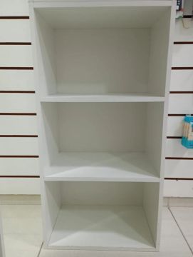 Nicho Triplo Branco 90x45x30 100% Mdf Naval