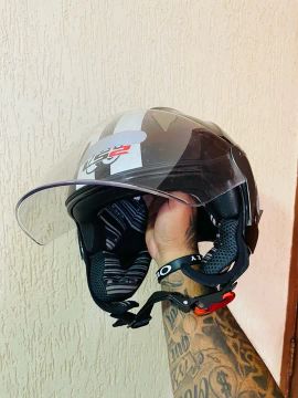 Capacete ls2 aberto of559 raridade