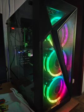 PC Gamer RGB com Gabinete Iluminado GTX 1070 TI 8GB