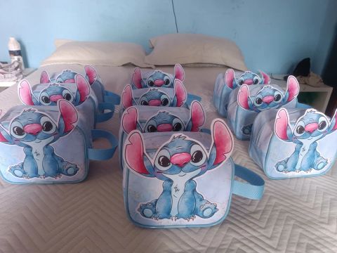 Bolsa Stitch lembrancinha 
