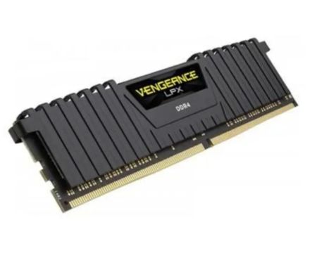 Memória RAM Corsair Vengeance LPX, 8GBx 2, 2400MHz, DDR4, CL16, Preto - CMK8GX4M1A2666C16<br>