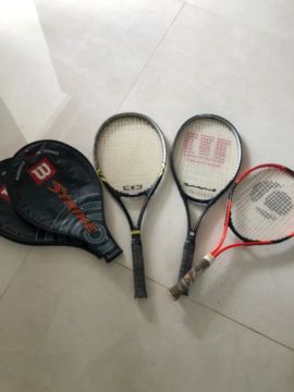 Raquete de tênis R$ 75,cada uma