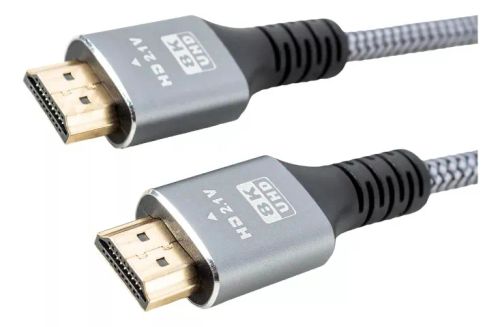 Cabo Hdmi 3 Metros Cinza 8k 60hz 4k@120hz 48gbps - Loja Natan Abreu 