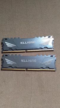 Memória ram kllisre ddr4 16gb 2x8  2666