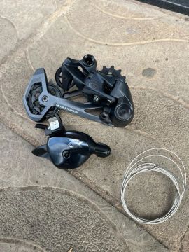Câmbio Traseiro e Passador SRAM GX Lunar 12 Velocidades novo