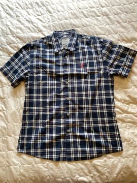 Camisa Ellus xadrez azul 